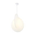 Cocazu Lampada a sospensione – Struttura in acciaio – Bianco – Ø 40 cm – Design moderno