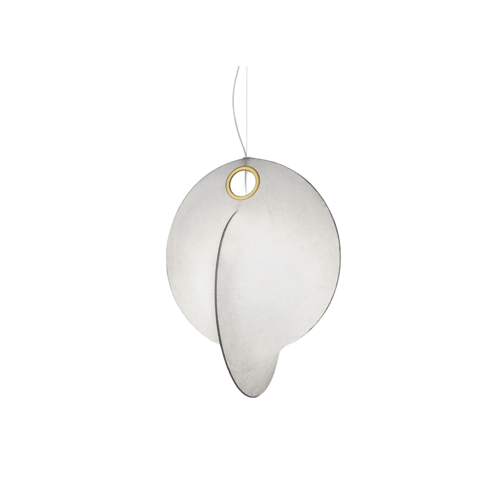 Cocazu Lampada a sospensione – Struttura in acciaio – Bianco – Ø 40 cm – Design moderno