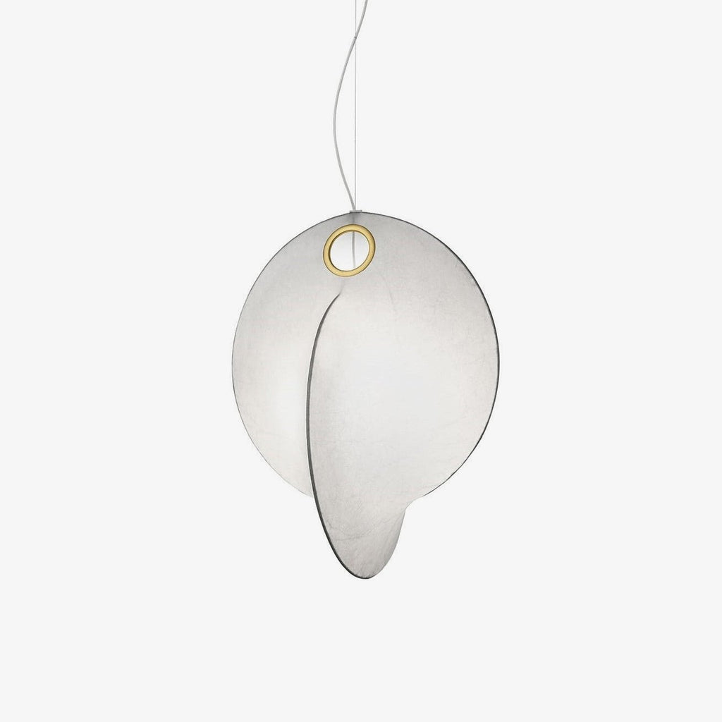 Cocazu Lampada a sospensione – Struttura in acciaio – Bianco – Ø 40 cm – Design moderno