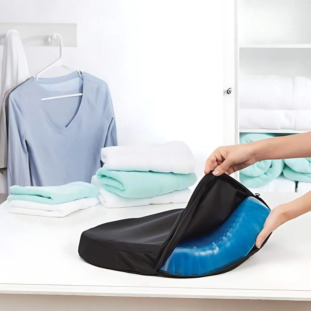 Cuscino di Supporto per il Coccige con Gel Ergonomico per il Comfort della Schiena