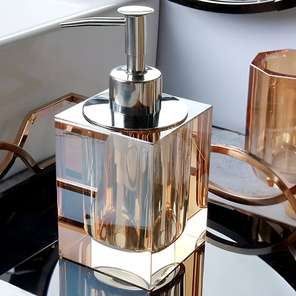 Collezione di Accessori da Bagno in Vetro Cristallo LustreEdge Nordic