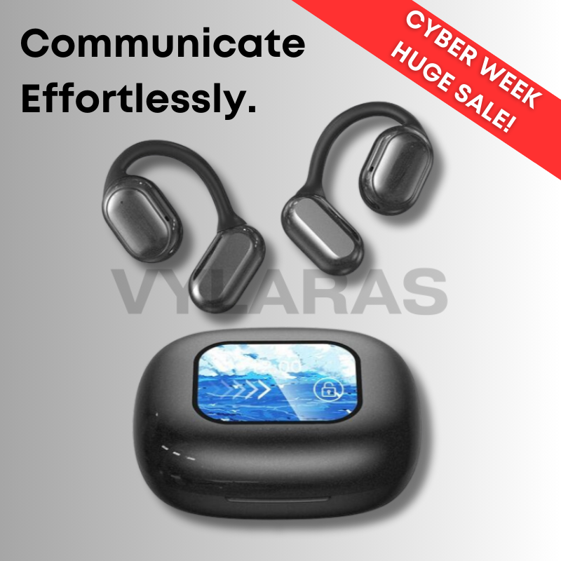 SmartSpeak AI Translator Earbuds | Traduzione in Tempo Reale, Comunicazione Senza Interruzioni