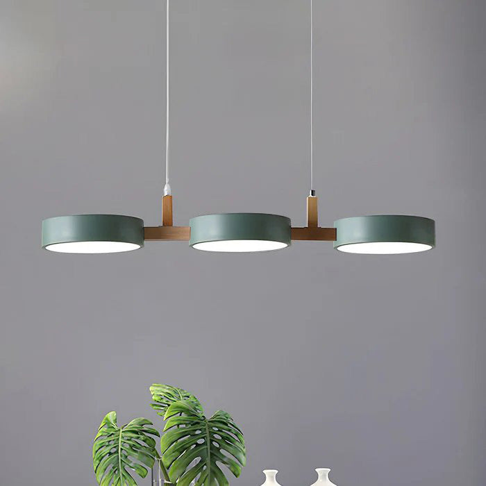 Lampada da soffitto Nordic Flush con più teste per cucine e sale da pranzo