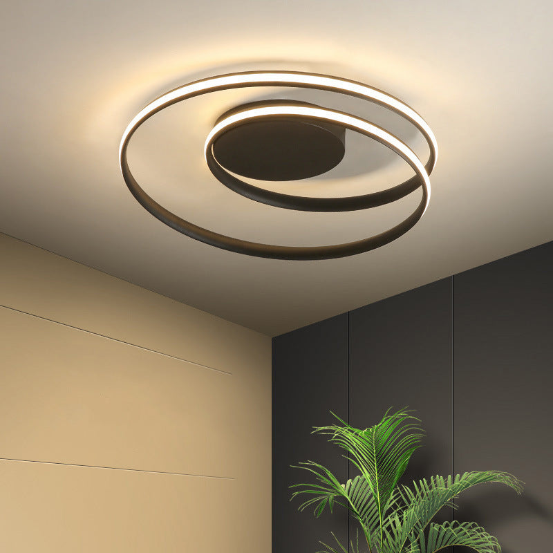 Lampada da soffitto – Ferro & Gel di silicone – Bianco – Ø 50 cm – Design moderno per soggiorno e sala da pranzo