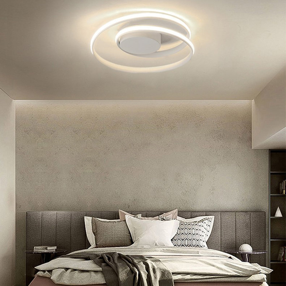 Lampada da soffitto – Ferro & Gel di silicone – Bianco – Ø 50 cm – Design moderno per soggiorno e sala da pranzo