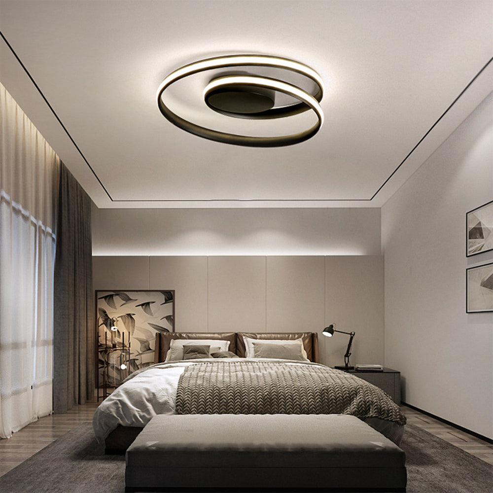 Lampada da soffitto – Ferro & Gel di silicone – Bianco – Ø 50 cm – Design moderno per soggiorno e sala da pranzo