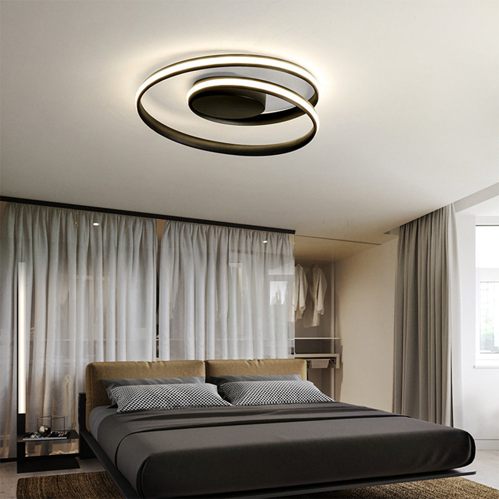 Lampada da soffitto – Ferro & Gel di silicone – Bianco – Ø 50 cm – Design moderno per soggiorno e sala da pranzo