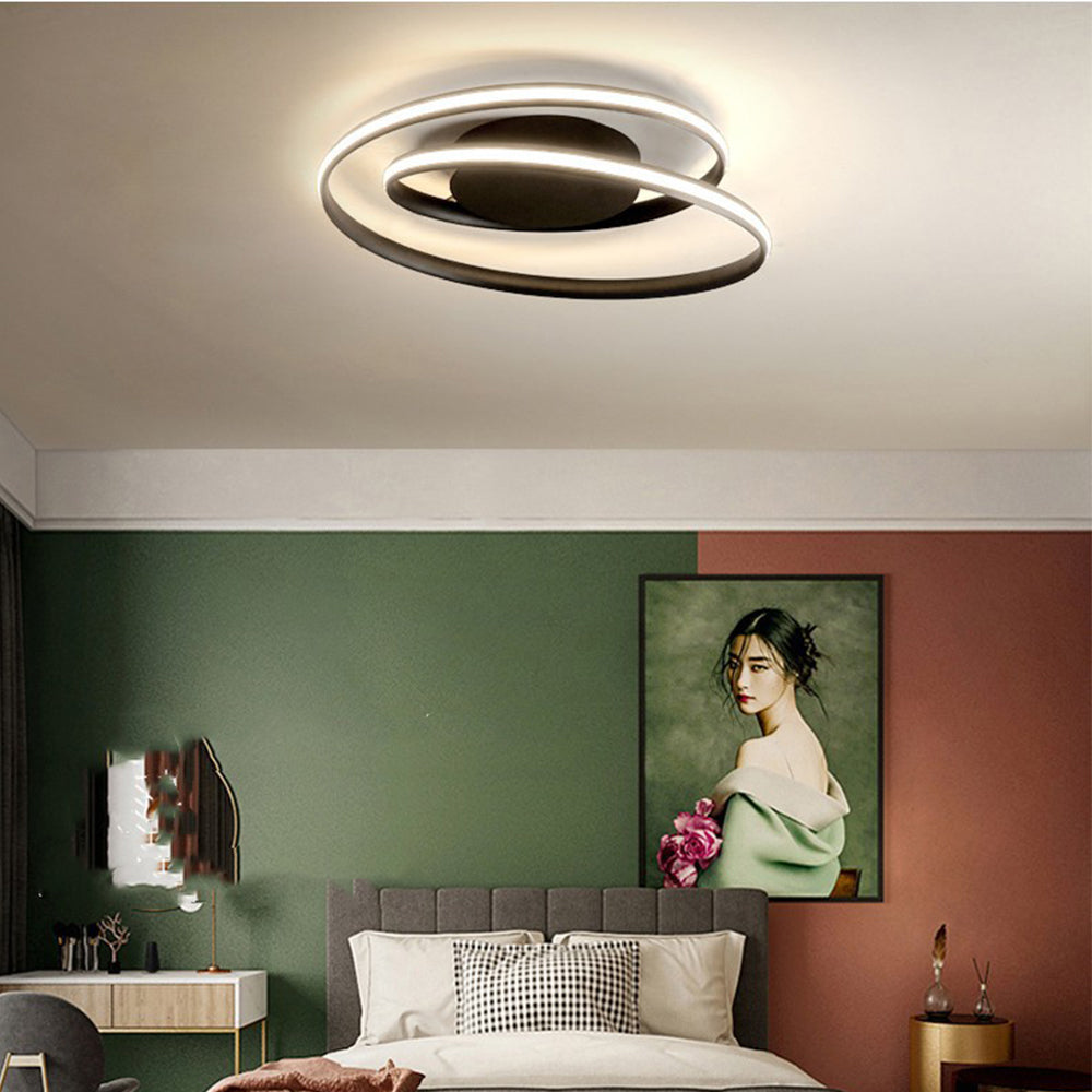 Lampada da soffitto – Ferro & Gel di silicone – Bianco – Ø 50 cm – Design moderno per soggiorno e sala da pranzo