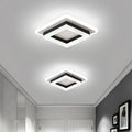 Lampada da soffitto – LED – Nero/Bianco – 24W – Design moderno per soggiorno e corridoio