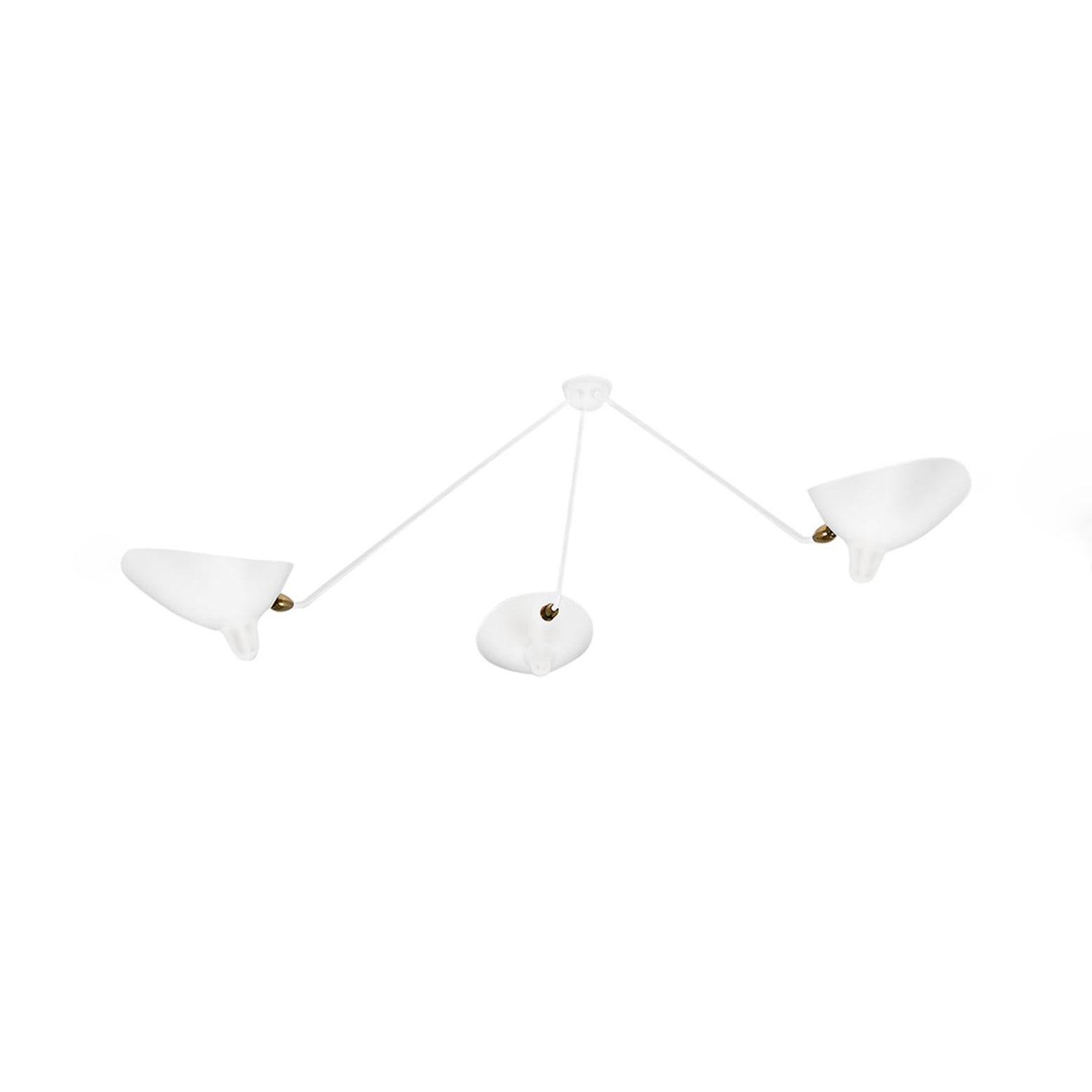 Lampada da soffitto designer – Metallo – Nero/Bianco – 5 punti luce – Stile industriale per soggiorno