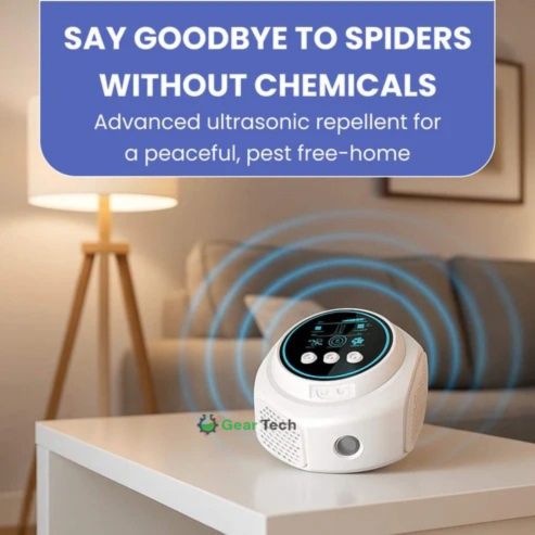 Repellente Ultrasonico per Ragni Arava Senza Prodotti Chimici da Inserire nella Presa per Case