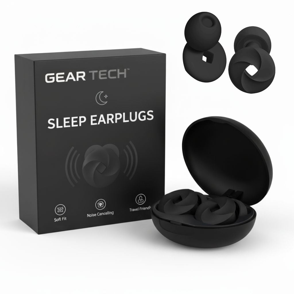 Tappi per le Orecchie SlumberNest per un Comfort Notturno di 33 dB di Riduzione del Rumore