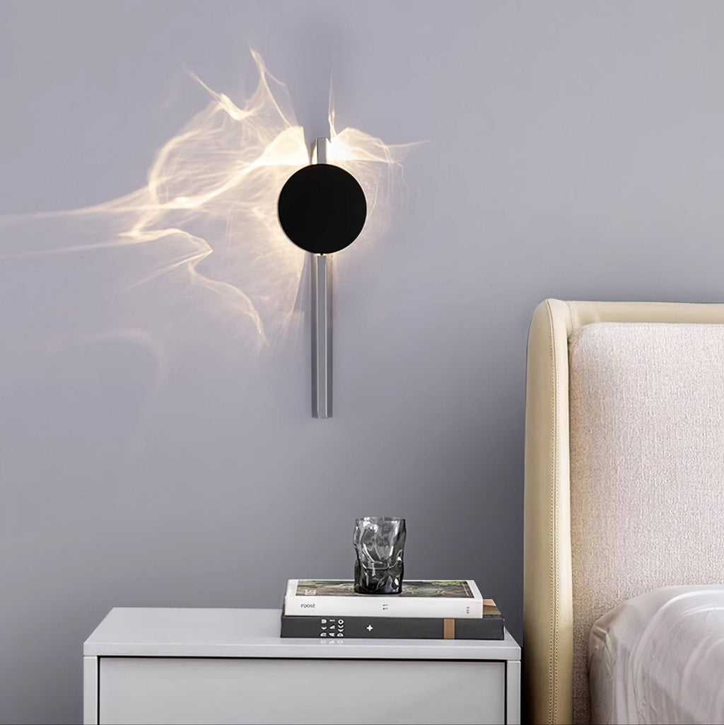 Lampada da Parete Domesi – LED – Nera – 3 Altezze – Affascinante Proiezione di Luce per Interni