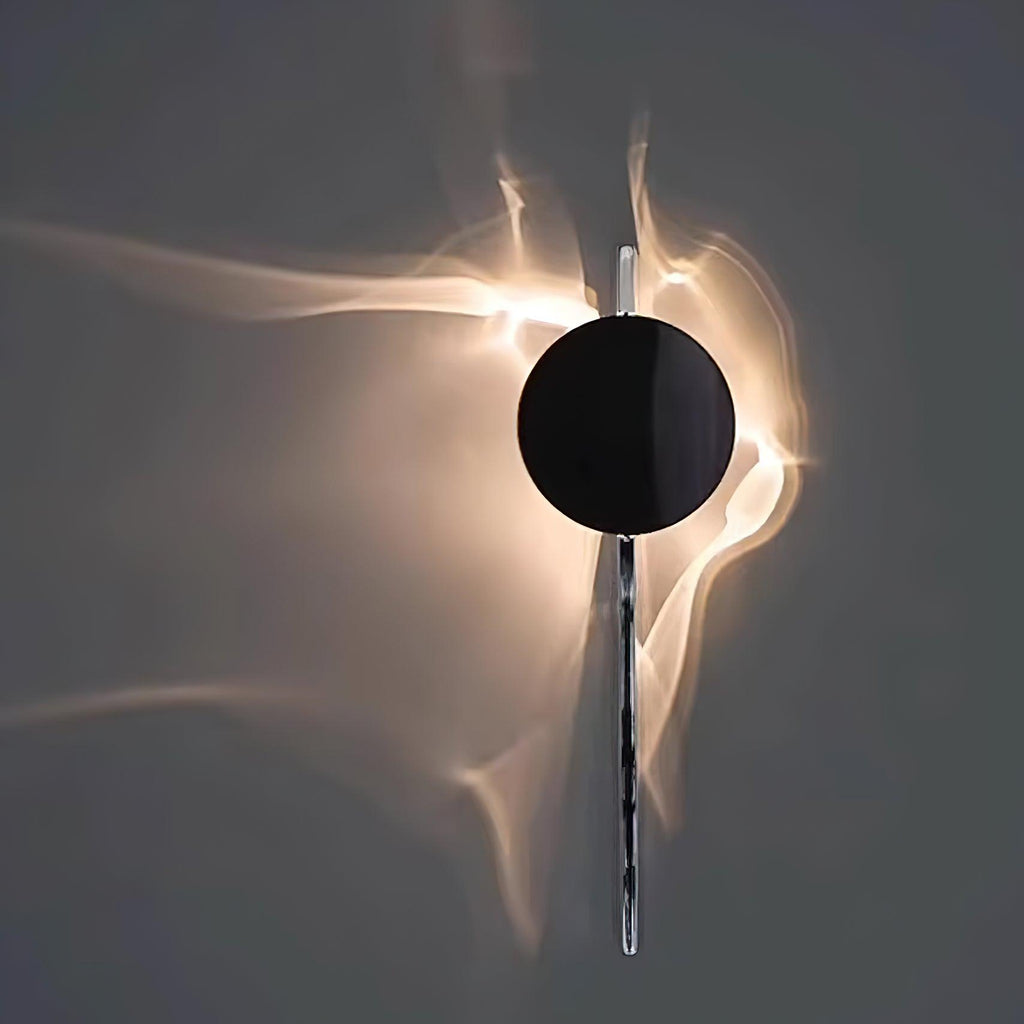 Lampada da Parete Domesi – LED – Nera – 3 Altezze – Affascinante Proiezione di Luce per Interni