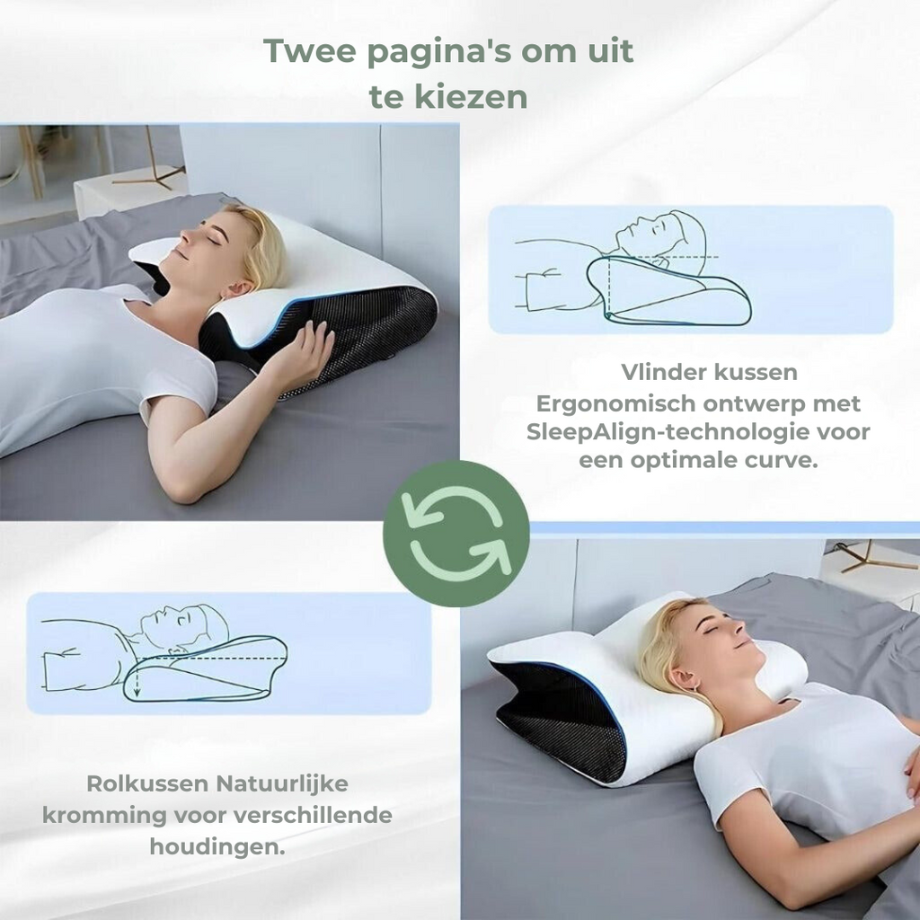 DreamAlign Cuscino Ortopedico – Cuscino di Lusso in Memory Foam per Dolori Cervicali & Tutte le Posizioni di Sonno