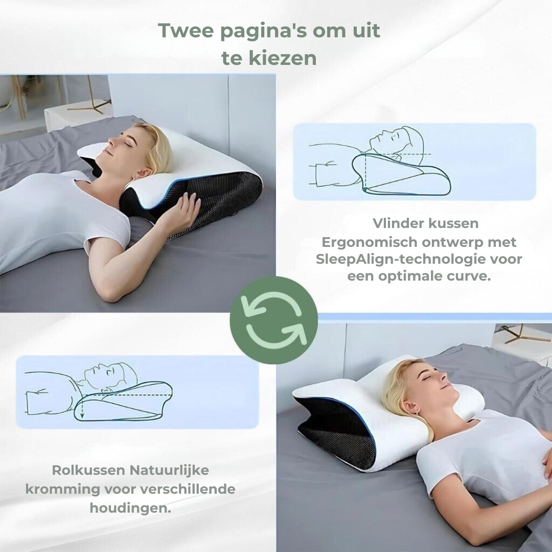 DreamAlign Cuscino Ortopedico – Cuscino di Lusso in Memory Foam per Dolori Cervicali & Tutte le Posizioni di Sonno