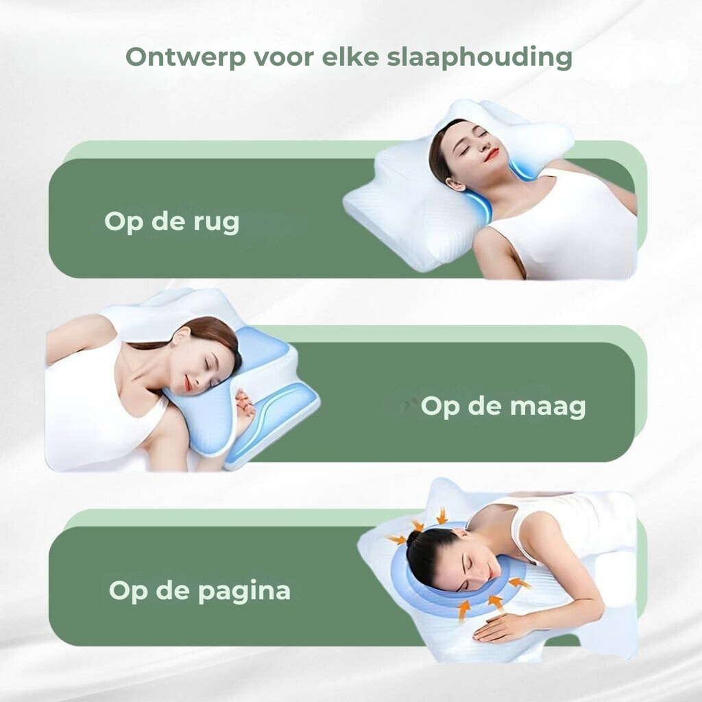 DreamAlign Cuscino Ortopedico – Cuscino di Lusso in Memory Foam per Dolori Cervicali & Tutte le Posizioni di Sonno