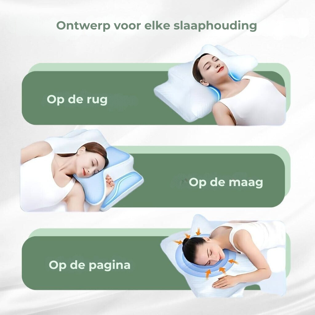 DreamAlign Cuscino Ortopedico – Cuscino di Lusso in Memory Foam per Dolori Cervicali & Tutte le Posizioni di Sonno