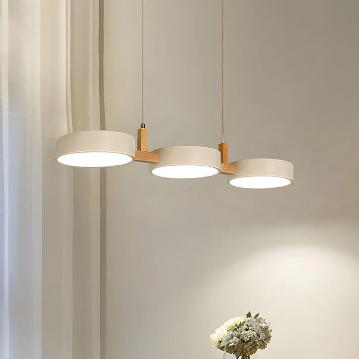 Lampada da soffitto Nordic Flush con più teste per cucine e sale da pranzo