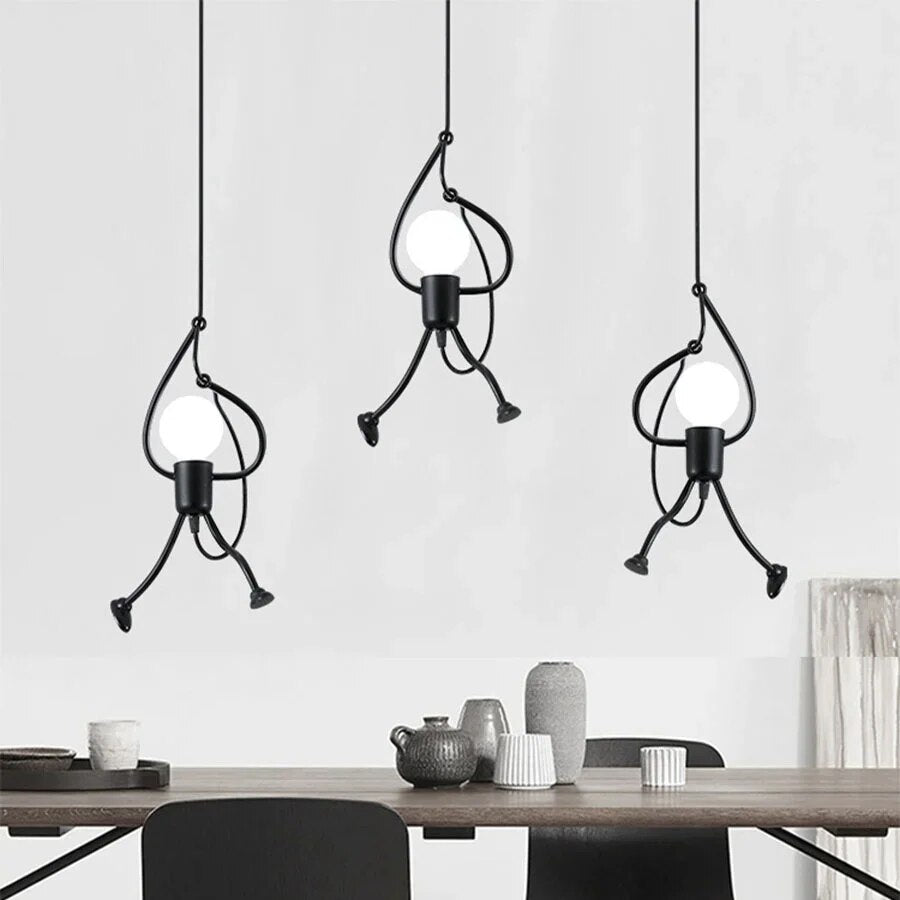 FunkyLight | Retro Iron Man - Lampade da soffitto