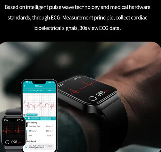 VitaSense Orologio Smart per il Monitoraggio del Benessere per il Monitoraggio della Salute Quotidiana