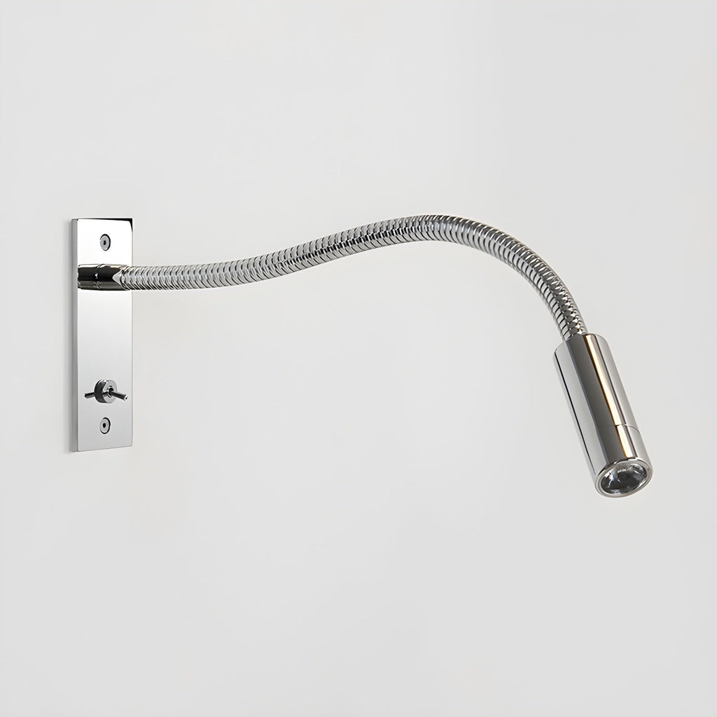 Lampada da Parete Elezor – Metallo – Nero – Braccio Flessibile – Moderno Applique LED per Accenti Confortevoli