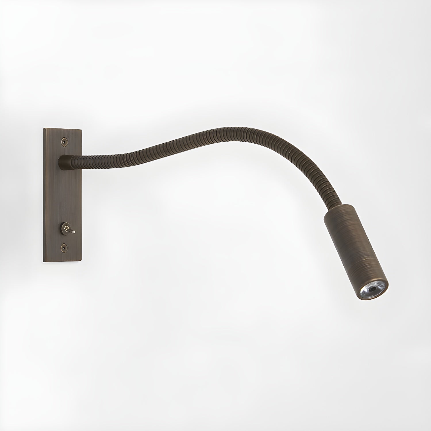Lampada da Parete Elezor – Metallo – Nero – Braccio Flessibile – Moderno Applique LED per Accenti Confortevoli