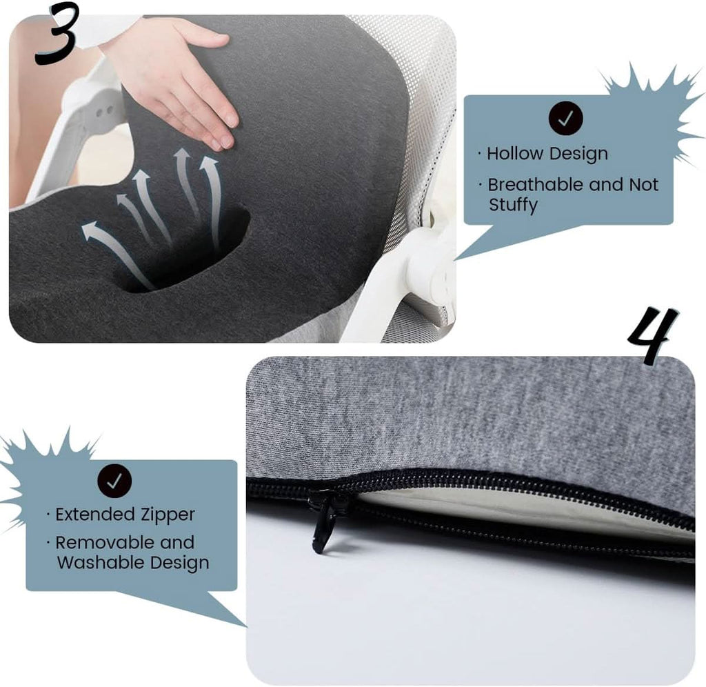 ERGOCOMFORT PAD – Cuscino in Memory Foam Premium per Postura e Comfort