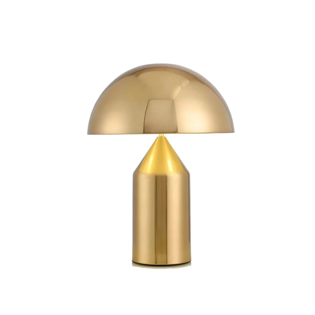 Estylo Lampada da Tavolo – Metallo & Vetro – Bianco – Ø 30 cm – Design Moderno per Illuminazione Elegante
