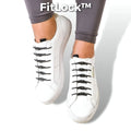 FitLock™ | Lacci elastici senza nodi | 6+6 GRATIS | Per tutte le taglie di scarpe | Sistema di chiusura rapida per vita quotidiana e sport