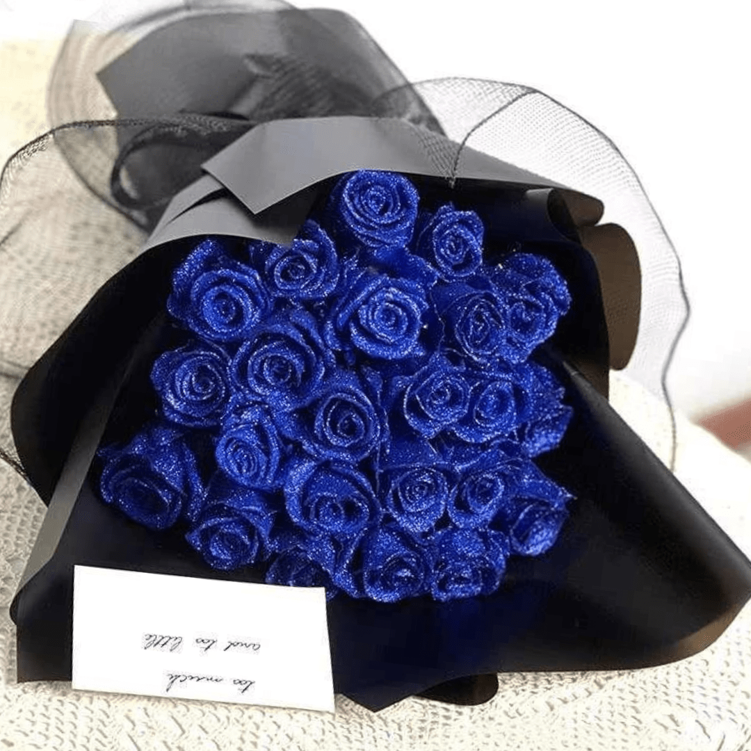 ROSALUNE – Rosa Glitter Eterna per Regali Romantici e Decorazioni per la Casa