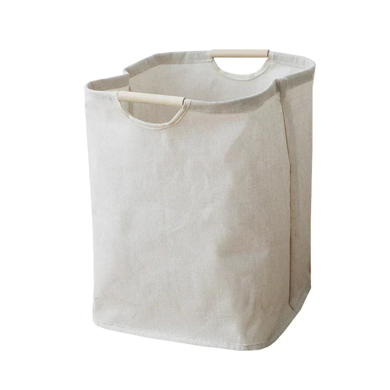 Cesto per la biancheria in cotone e lino JapanStil