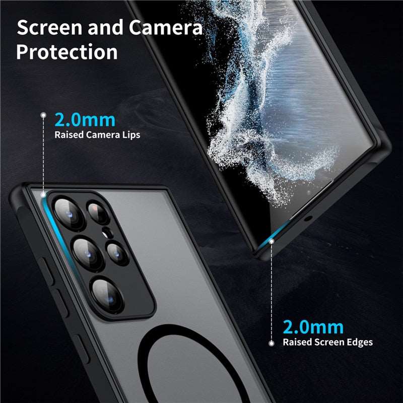 Sandsberg | Custodia magnetica per smartphone Samsung | Protezione antiurto | Vari colori