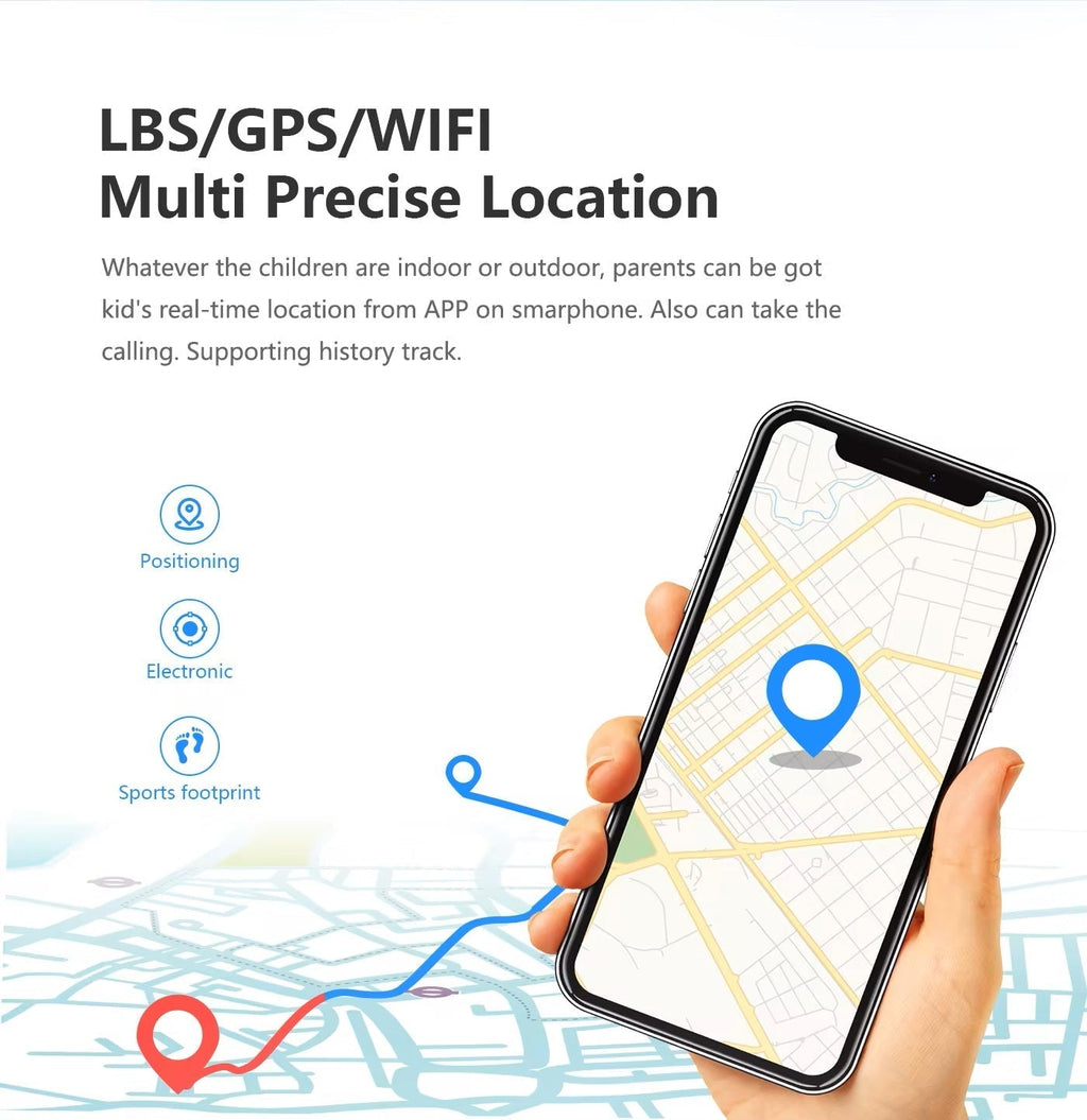 Sandsberg | Orologio Smart GPS 4G per Bambini | Videochiamata, SOS, Localizzazione Wi-Fi