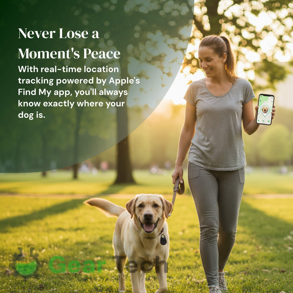 Tracker GPS per Cani Kirra Impermeabile con Aggiornamenti di Posizione in Tempo Reale