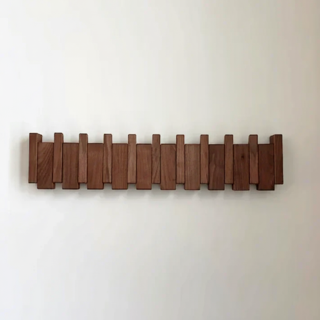 Piano Kleshenger HarmonyCoat – Creativa Appendiabiti in Legno per Ingresso e Corridoio