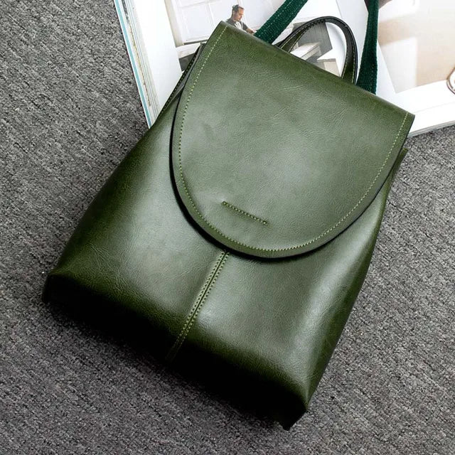 Zaino in pelle alla moda per donne – Elegante, Versatile e Durevole