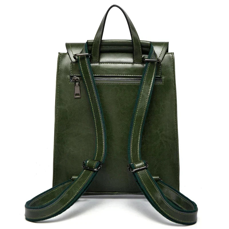 Zaino in pelle alla moda per donne – Elegante, Versatile e Durevole