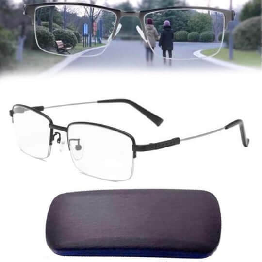 Occhiali Progressivi Intelligenti Optivista | Adattamento Automatico del Campo Visivo & Filtro Blu
