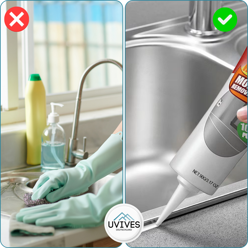 1+1 GRATIS | MoldFix Rimuovi Muffa | Potente & Veloce | Protezione Duratura | Eliminazione Odori