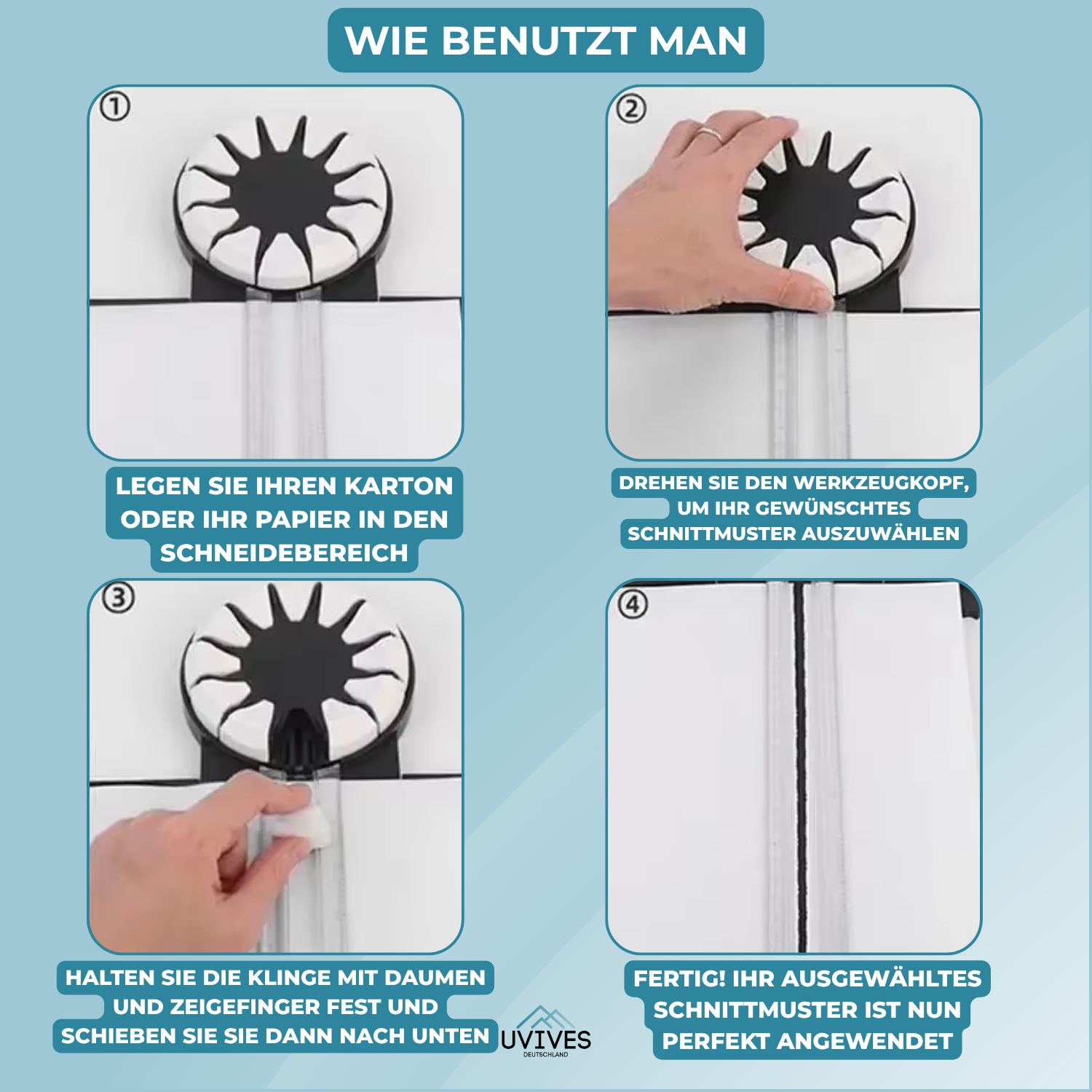 FlexoCutter - 12-in-1 360° Rotazioni-Cutter per Carta
