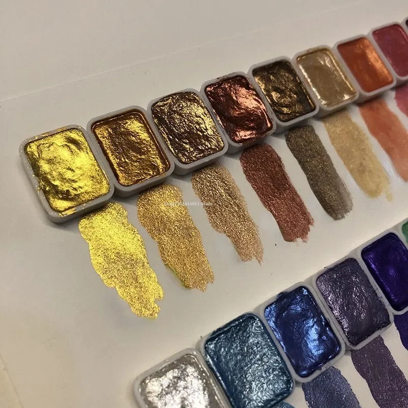 LumiPearl | 10 o 20 colori | Polvere minerale ad alta concentrazione | Colori acquerello e artistici brillanti | Effetto perla intenso