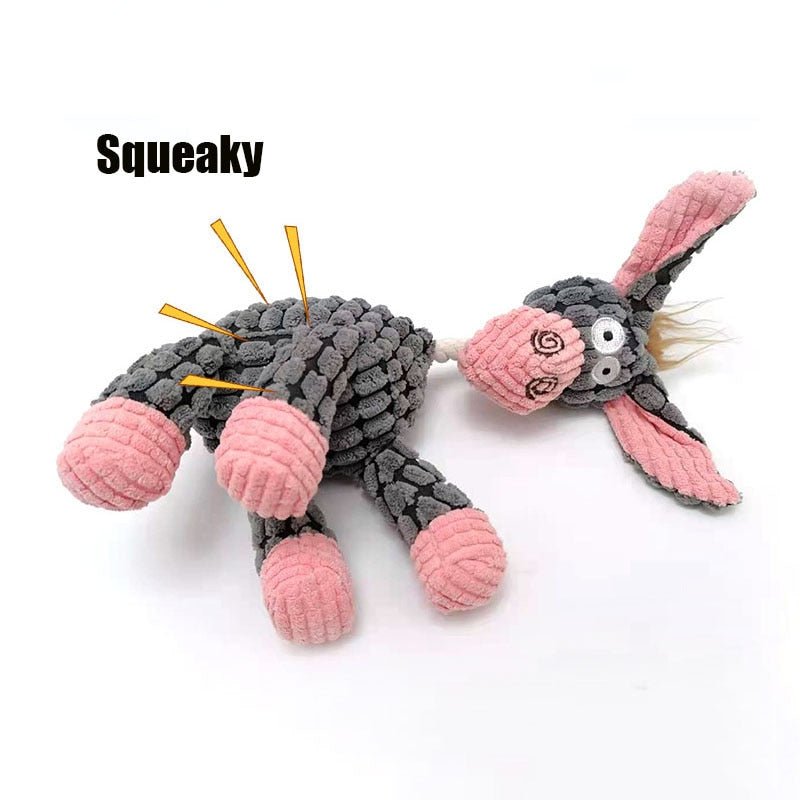 Sandsberg | Giocattolo robusto per cani in peluche | Design resistente e durevole | Modelli multipli