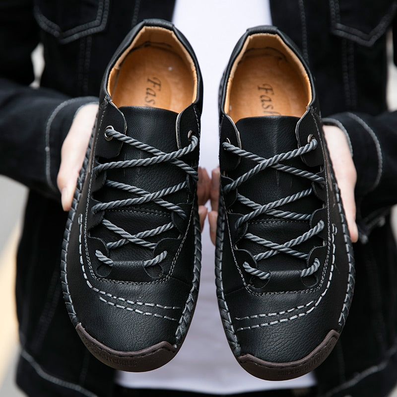 Scarpe di Pelle Ortopediche da Uomo – Confortevoli e Sostenitive