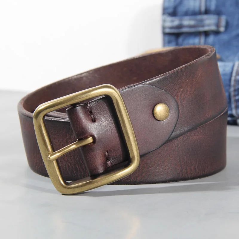 Cintura in Pelle Premium Sierra per l'uso Quotidiano e Stile Quotidiano