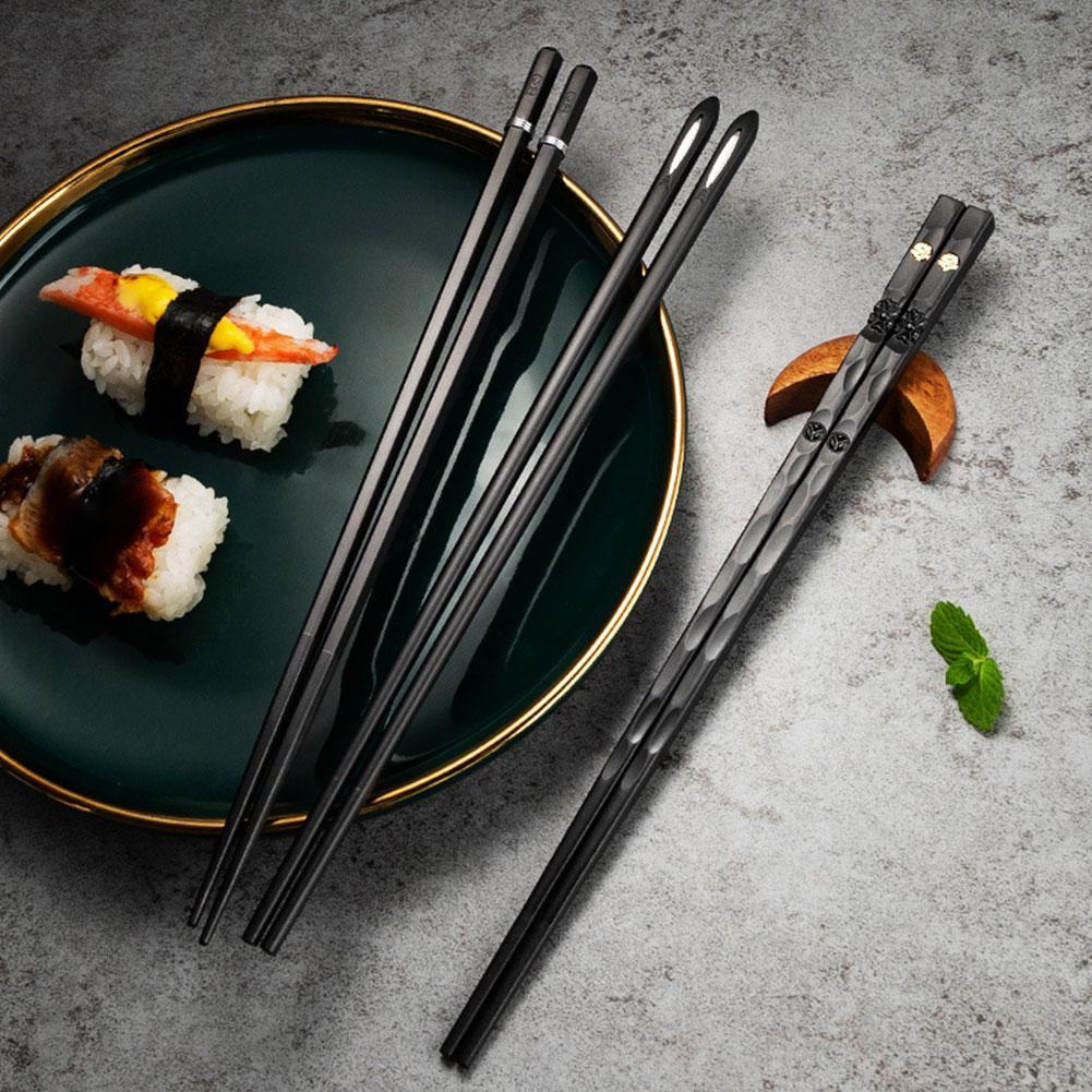 DineLux – Set di Bacchette da Tavola Lussuoso con Design Raffinati (5 Paia)