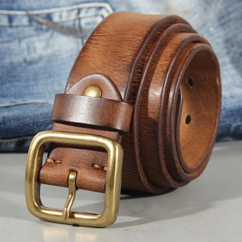 Cintura in Pelle Premium Sierra per l'uso Quotidiano e Stile Quotidiano
