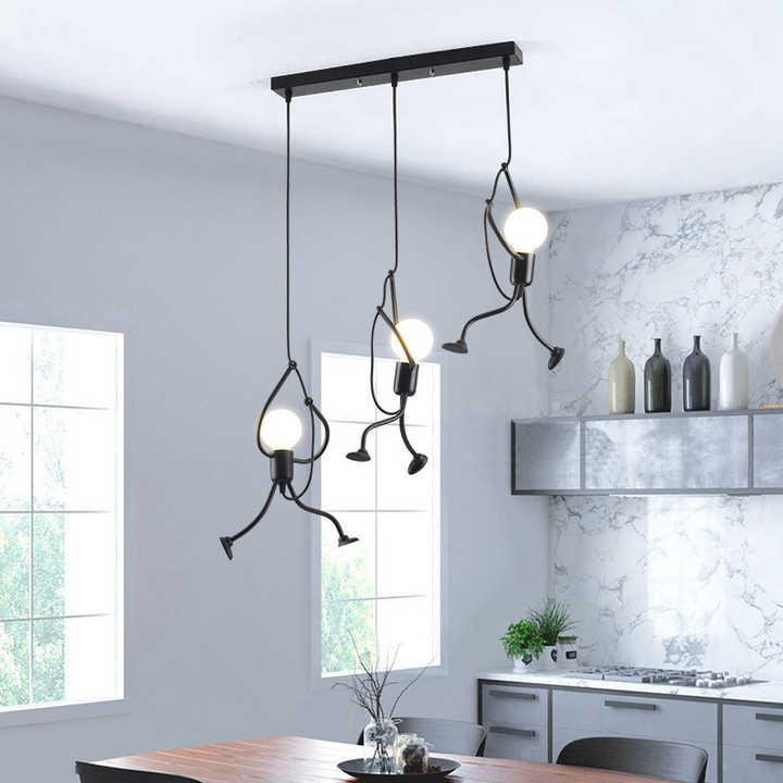 FunkyLight | Retro Iron Man - Lampade da soffitto