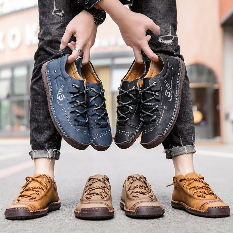 Scarpe di Pelle Ortopediche da Uomo – Confortevoli e Sostenitive