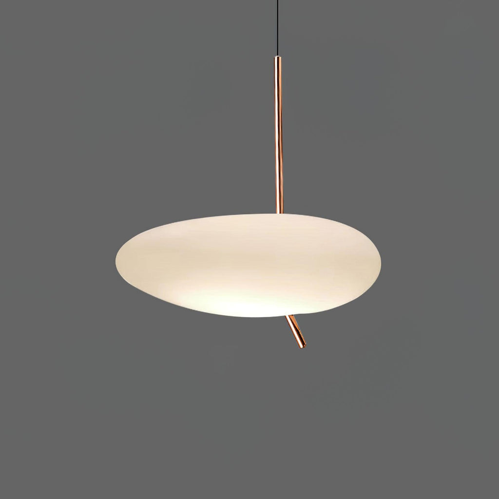 Lampada a sospensione – Rosa oro e Bianco – Design moderno – Ideale per sala da pranzo e soggiorno